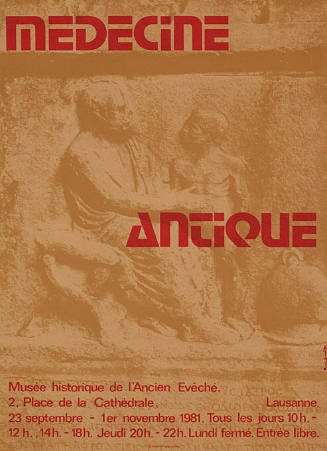 Médecine Antique, Musée historique de l’Ancien Evêché Lausanne