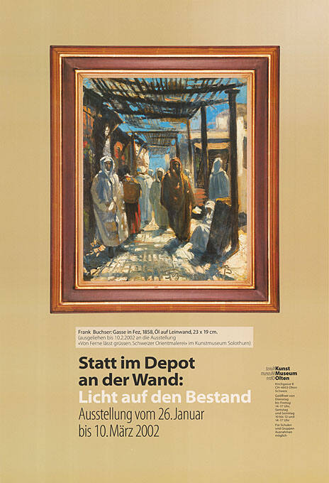 Statt im Depot an der Wand: Licht auf den Bestand, Kunstmuseum Olten