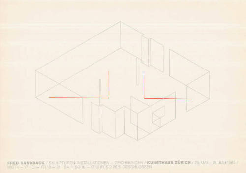 Fred Sandback, Kunsthaus Zürich