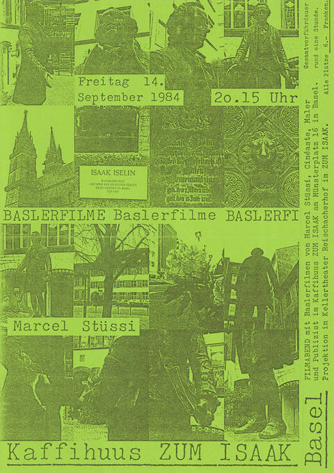 Baslerfilme Marcel Stüssi, Kaffihuus zum Isaak, Basel