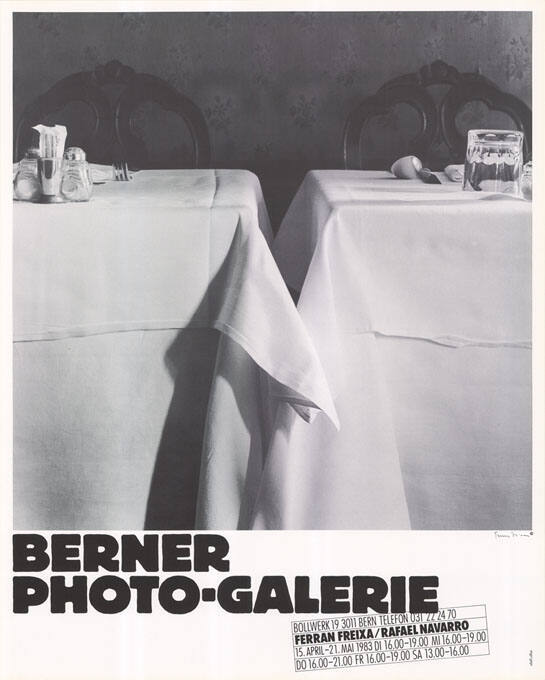 Ferran Freixa, Rafael Navarro, Berner Photo-Galerie