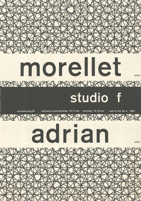 Morellet, Adrian, Studio f, Ulm