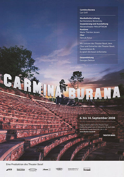 Carmina Burana, Carl Orff, Augusta Raurica, Römisches Theater Augst