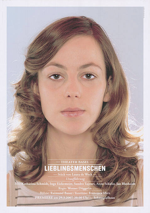 Lieblingsmenschen, Laura de Weck, Theater Basel