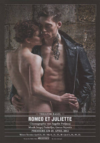 Romeo et Juliette, Angelin Preljocaj, Sergej Prokofjev. Goran Vejvoda, Theater Basel