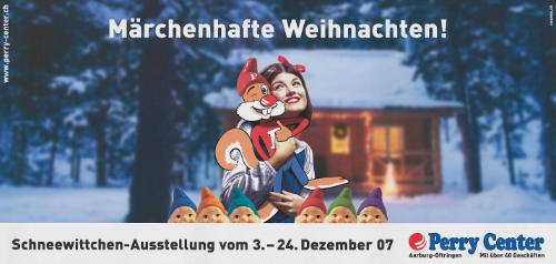 Märchenhafte Weihnachten! Schneewittchen-Ausstellung, Perry-Center
