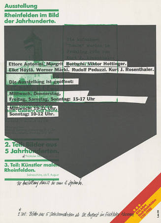 Ausstellung, Rheinfelden im Bild der Jahrhunderte.