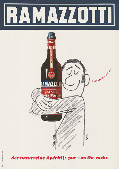 Ramazzotti, der naturreine Apéritif: pur – on the rocks