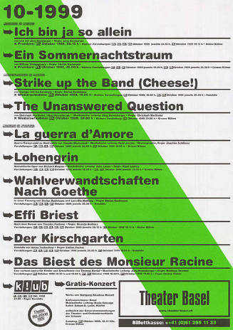 10-1999, Theater Basel