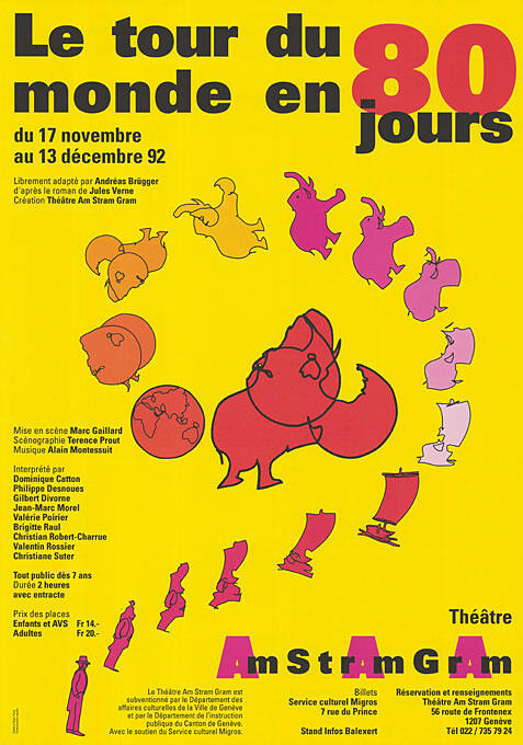 Le tour du monde en 80 jours, Am Stram Gram