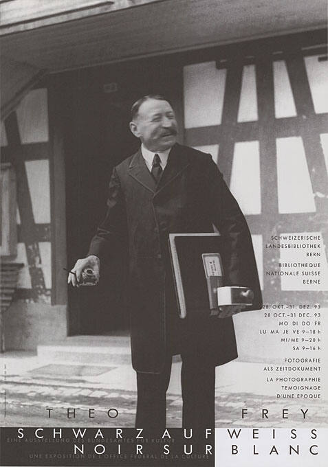 Theo Frey, Schwarz auf Weiss, Noir sur Blanc, Schweizerische Landesbibliothek, Bern