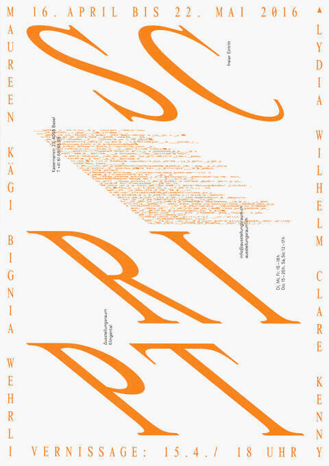 Script, Ausstellungsraum Klingental