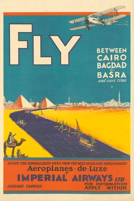 Fly between Cario, Bagdad & Basra, Imperial Airways Ltd