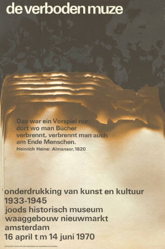 De verboden muze, Joods Historisch Museum, Amsterdam