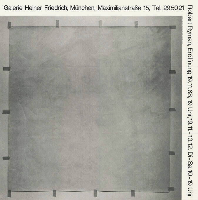 Galerie Heiner Friedrich, München