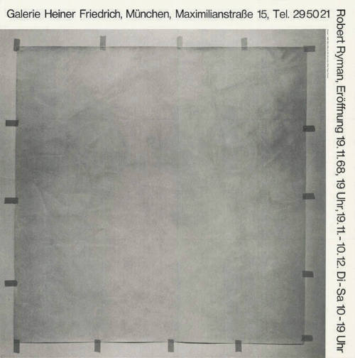 Galerie Heiner Friedrich, München