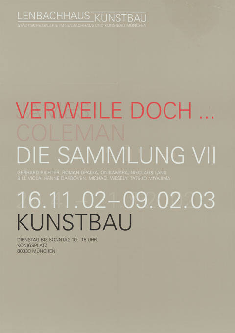 Städtische Galerie im Lenbachhaus und Kunstbau, München