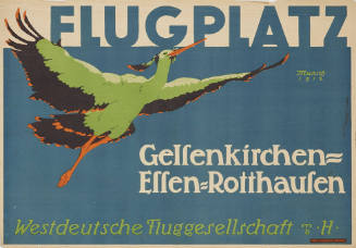 Flugplatz, Gelsenkirchen, Essen, Rotthausen, Westdeutsche Fluggesellschaft