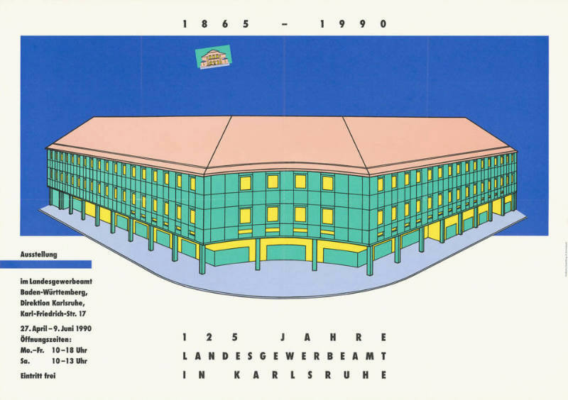 125 Jahre Landesgewerbeamt in Karlsruhe, 1865–1990,  Landesgewerbeamt Baden-Württemberg, Karlsruhe