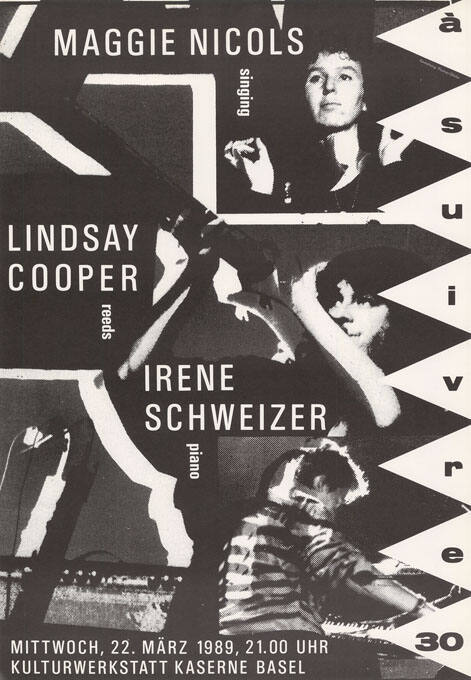Maggie Nicols, Lindsay Cooper, Irène Schweizer, Kulturwerkstatt Kaserne