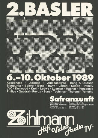 2. Basler HiFi & Videotage, Safranzunft, Zihlmann