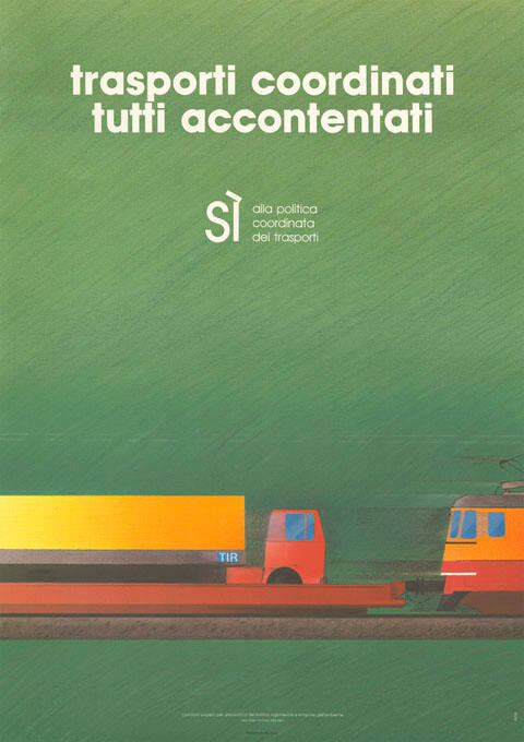 Transporti coordinatio tutti accontentati, Sì alla politica coordinata dei trasporti
