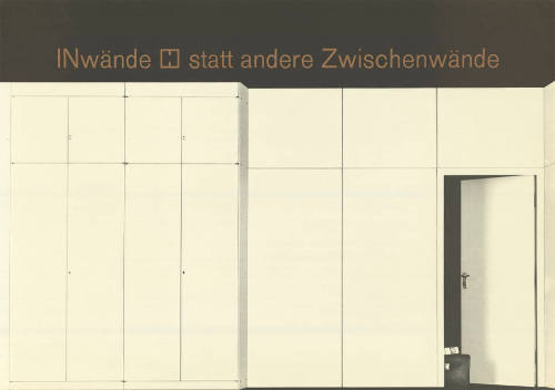 INwände statt andere Zwischenwände