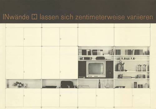 INwände lassen sich zentimeterweise variieren