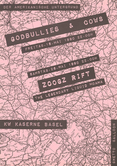 Godbullies & Cows, Zoogs rift, Kulturwerkstatt Kaserne