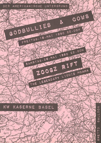 Godbullies & Cows, Zoogs rift, Kulturwerkstatt Kaserne