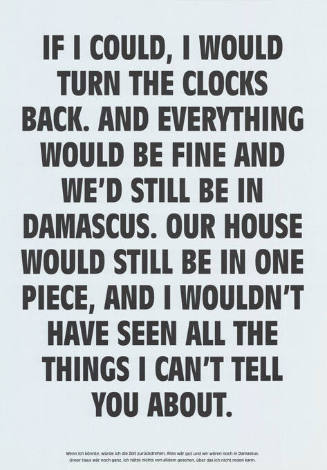 If I could, I would turn the clocks back […]