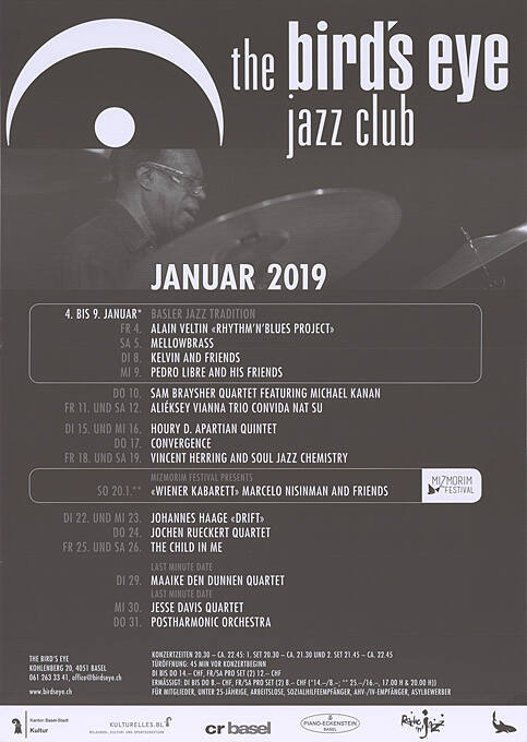 The Bird’s Eye Jazz Club, Basel