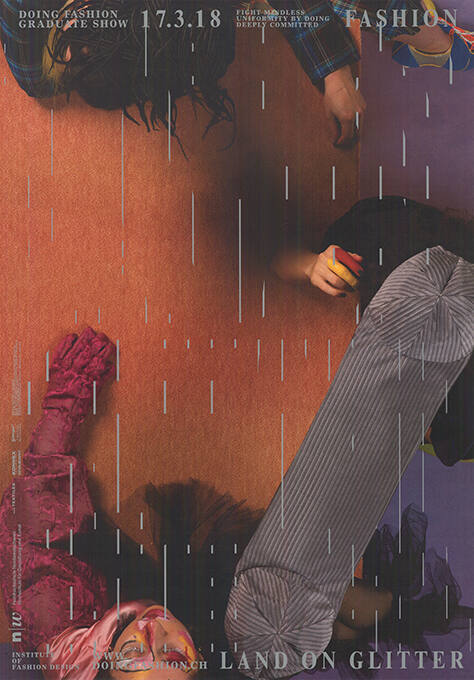 Land on Glitter, Doing Fashion, Graduate Show, Dreispitzhalle Basel / Münchenstein