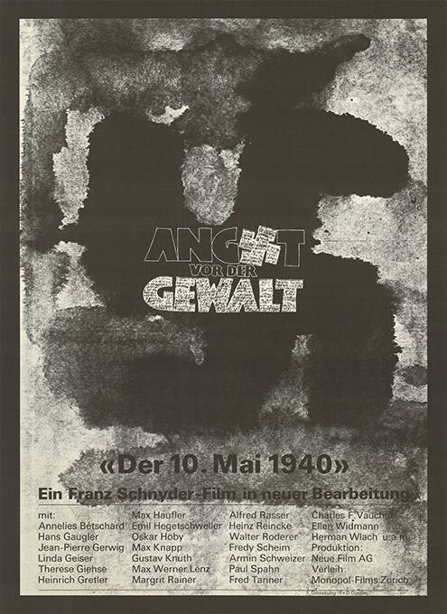 Neue Film AG, Zürich