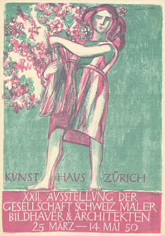 XXII. Ausstellung der Gesellschaft Schweiz. Maler Bildhauer & Architekten, Kunsthaus Zürich