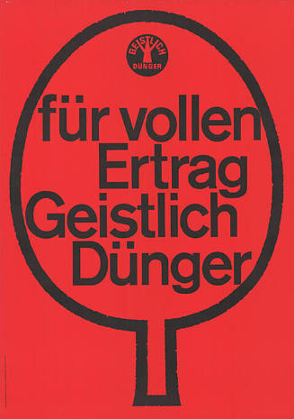 Für vollen Ertrag, Geistlich Dünger