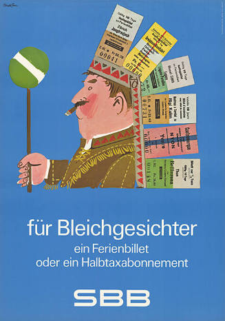 Für Bleichgesichter ein Ferienbillet oder ein Halbtaxabonnement SBB