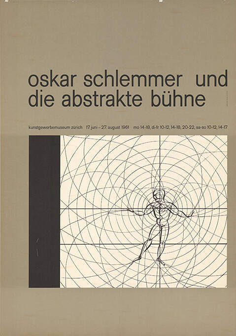 Oskar Schlemmer und die abstrakte Bühne, Kunstgewerbemuseum Zürich