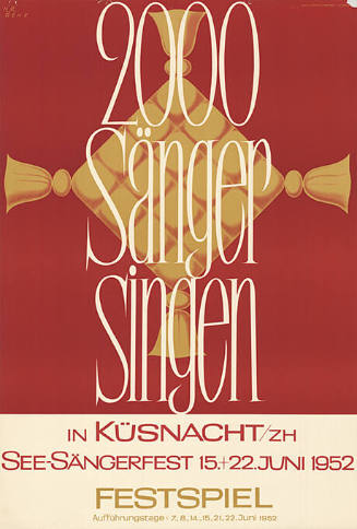 2000 Sänger singen in Küsnacht / ZH, See-Sängerfest, Festspiel