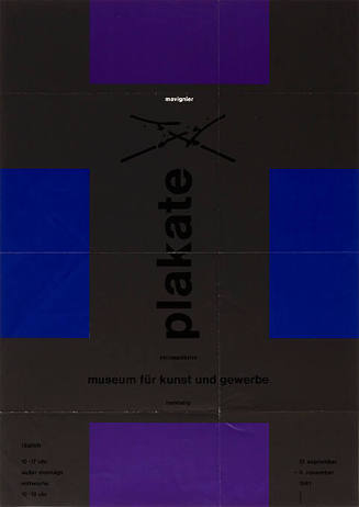 Mavignier, Plakate, Museum für Kunst und Gewerbe, Hamburg