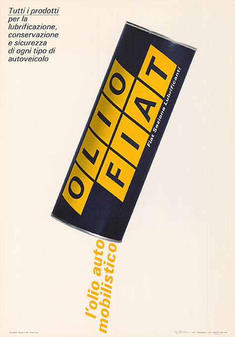 Olio Fiat, l’olio automobilistico