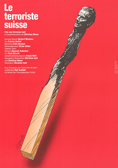 Le terroriste suisse, Film von Christian Iseli