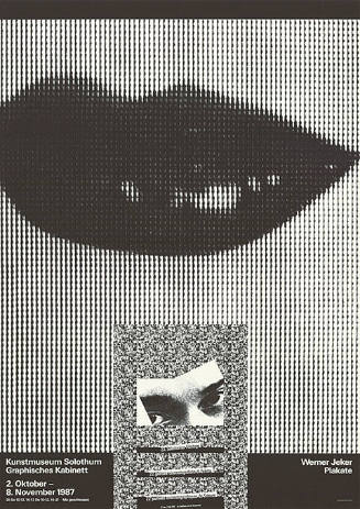 Werner Jeker, Plakate, Kunstmuseum Solothurn, Graphisches Kabinett