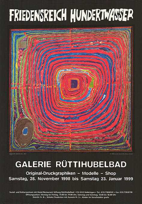 Friedensreich Hundertwasser, Galerie Rüttihubelbad