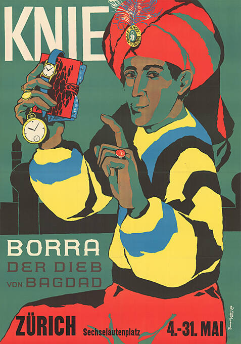 Knie, Borra der Dieb von Bagdad, Zürich Sechseläutenplatz