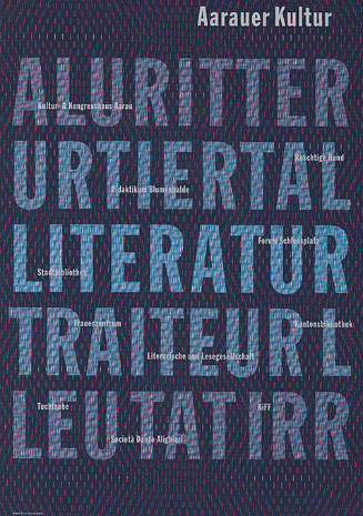 Aarauer Kultur, Literatur