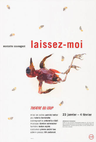 Laissez-moi, Marcelle Sauvageot, Théâtre du Loup, Genève