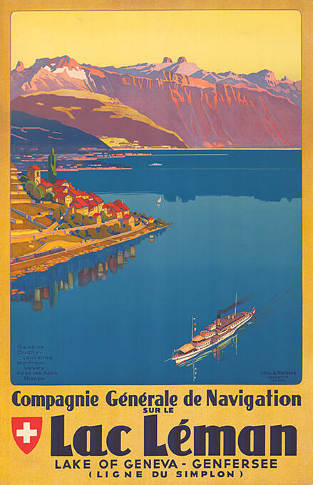 Compagnie Générale de Navigation sur le Lac Léman, Lausanne