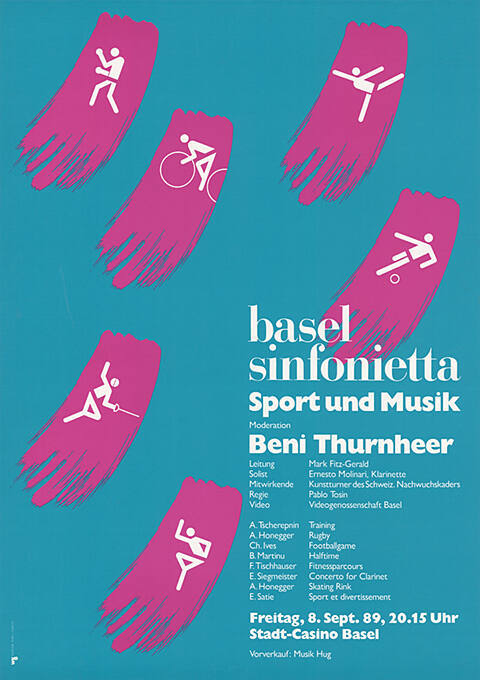 Basel Sinfonietta, Sport und Musik, Stadt-Casino Basel