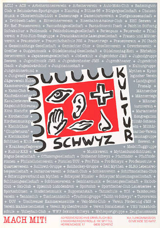 Kultur Schwyz, Mach mit!